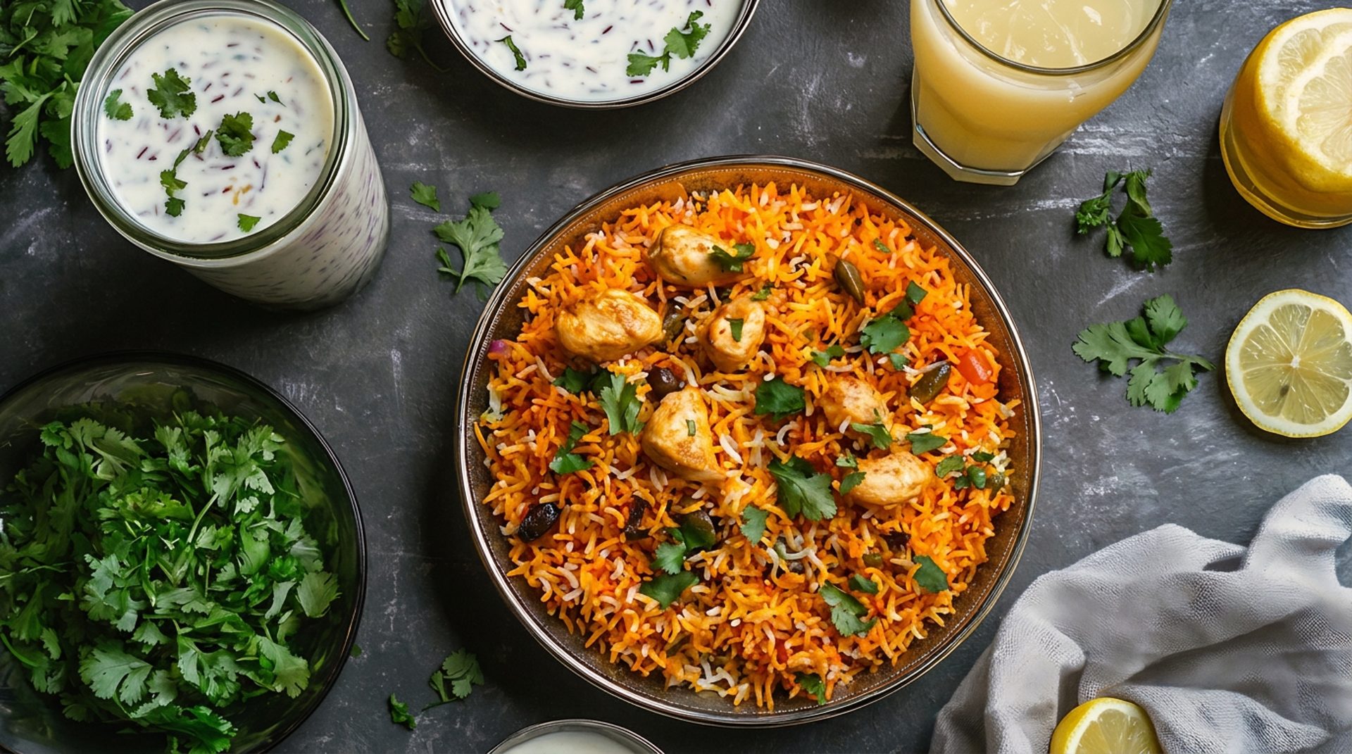 A menu that spans a continent