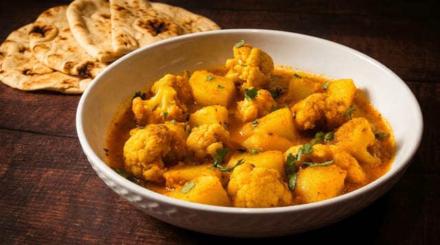 Aloo Gobi (V).