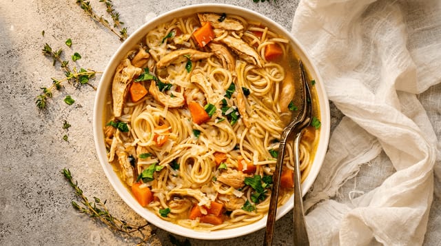 Chicken Noodles.