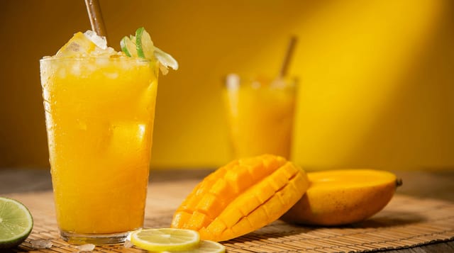 Maaza (Mango Drink).