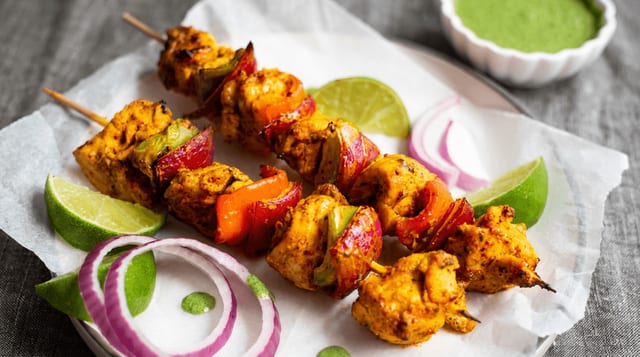 Chicken Tikka Kabab.