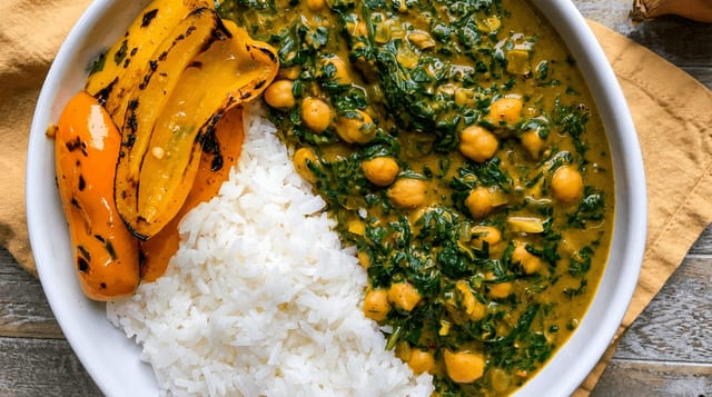 Chole Saag.