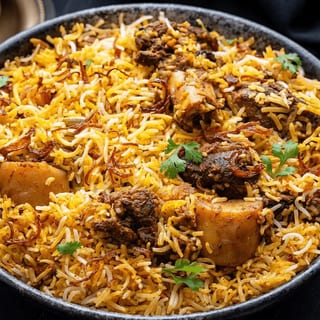 Goat Fry Biryani