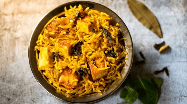Paneer Fry Biryani.