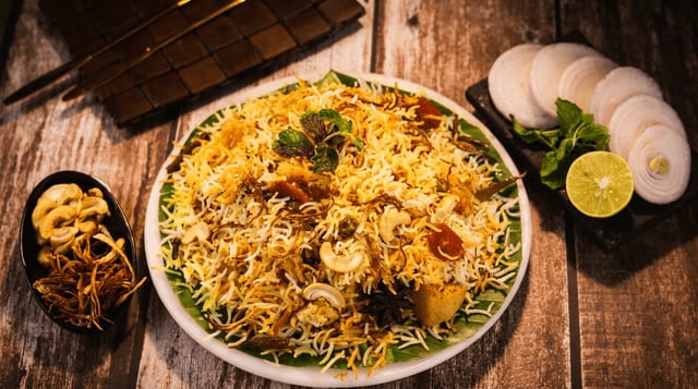 Veg Biryani.