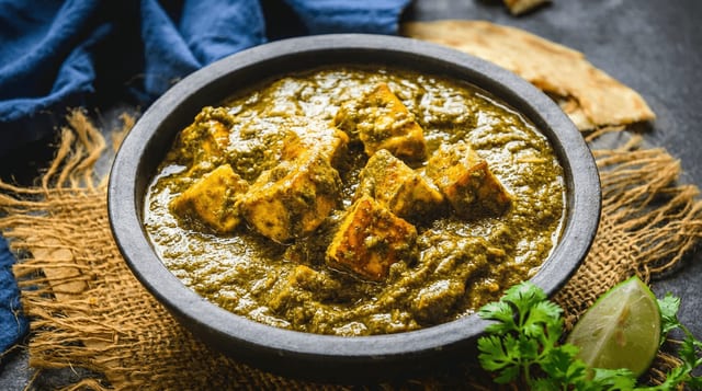 Saag Paneer.