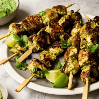 Cilantro Chilli Pesto Chicken Tikka