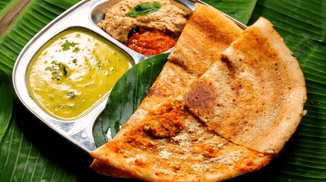 Karapadi Dosa (Spicy).