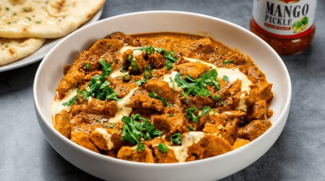 Achari Chicken Curry.