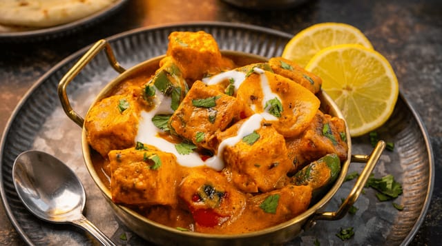 Paneer Tikka Masala.