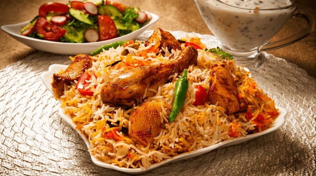 Chicken Dum Biryani.
