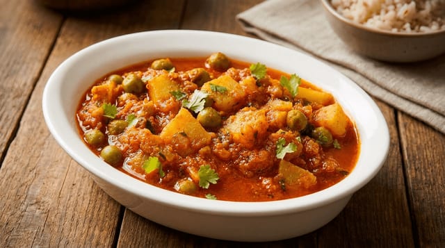 Aloo Mutter.