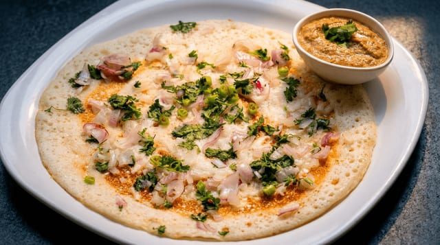 Onion Chilli Dosa.